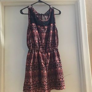 Orange and black jumper